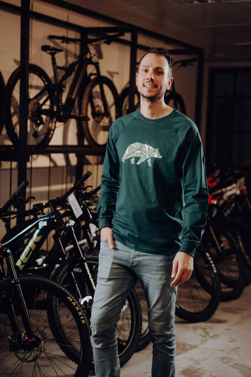 Hosen, Langarm, Ärmel, Jeans, Rad