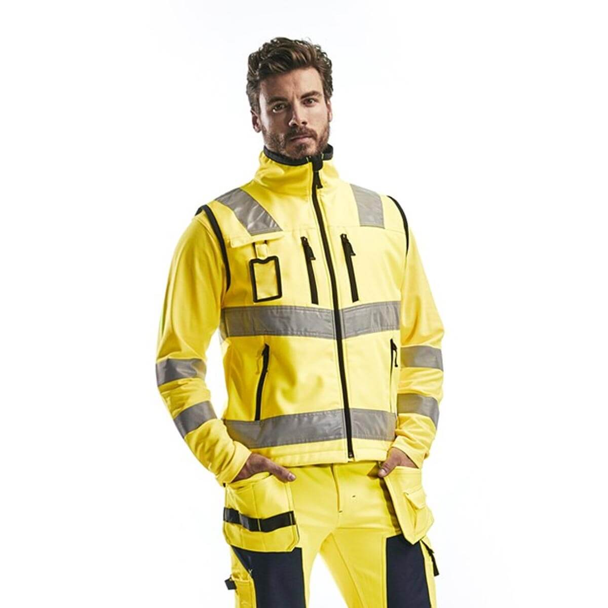 Softshell Weste Warnschutz - 2