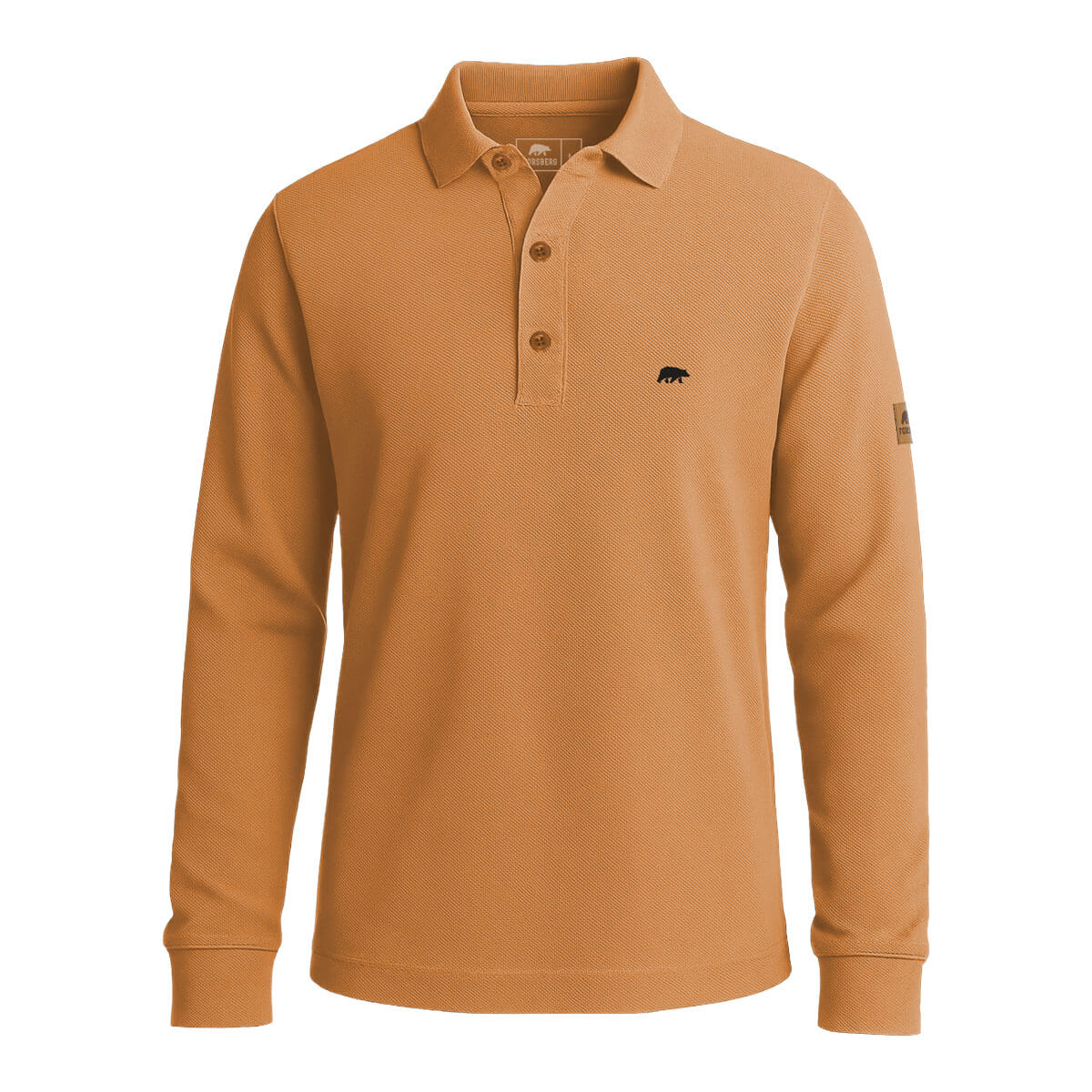 FORSBERG Langarm Poloshirt aus Baumwolle - 2