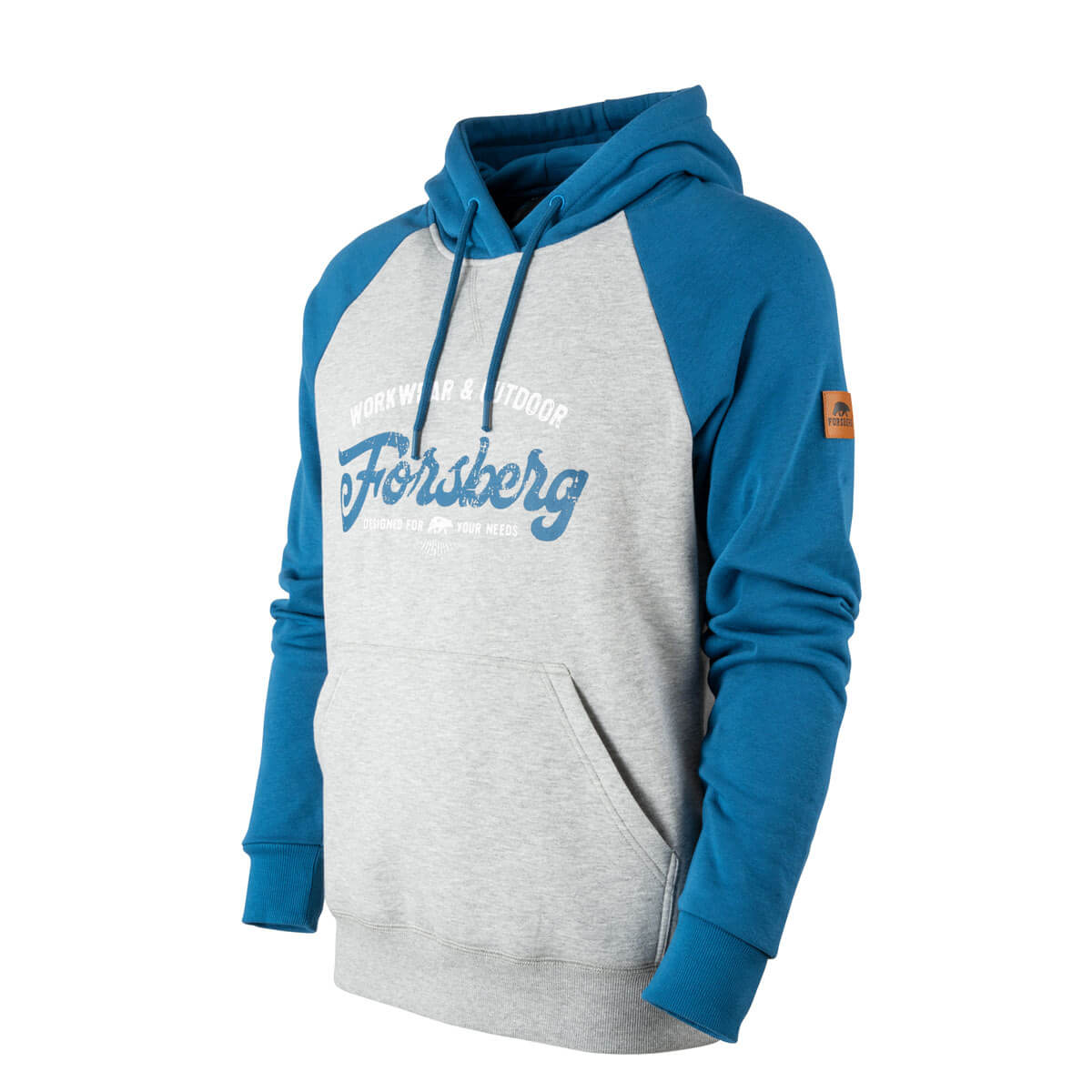 FORSBERG Tonigson Hoodie zweifarbig mit Retrologo - 6