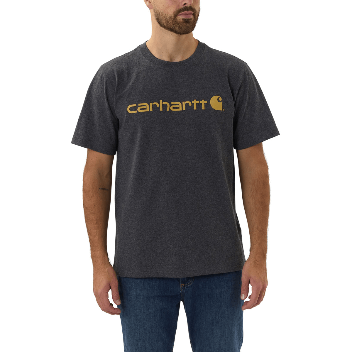 Carhartt Core Logo T-Shirt dicke Qualität - 12