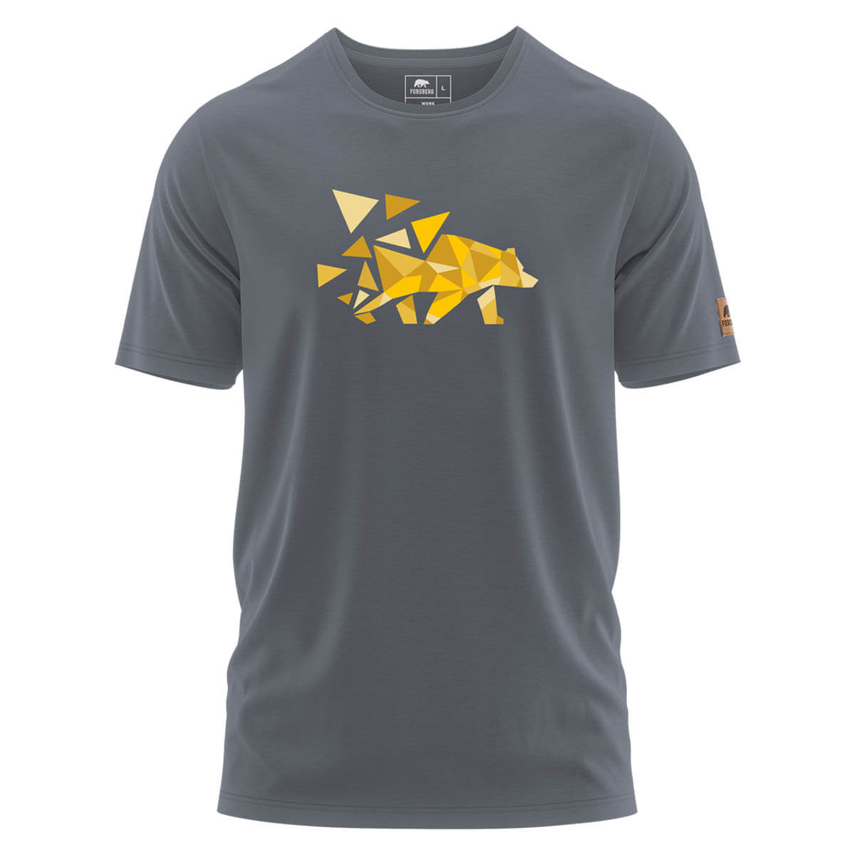 FORSBERG Mikkelson T-Shirt mit Polygonbär - 3