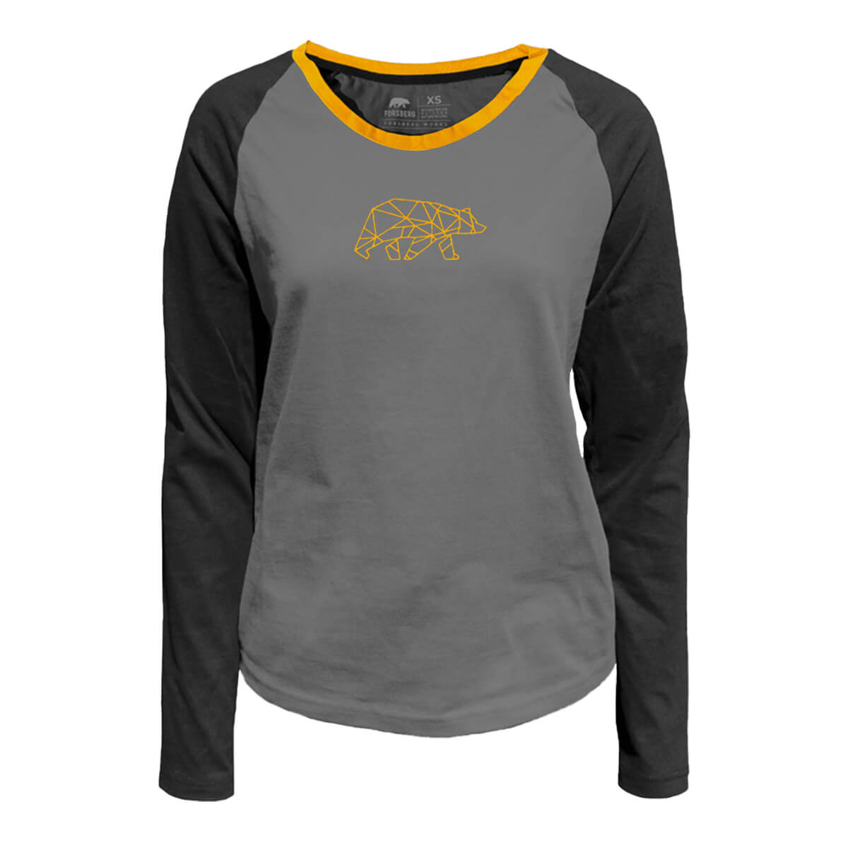 FORSBERG zweifarbiges Longsleeve mit Brustlogo Damen - 2