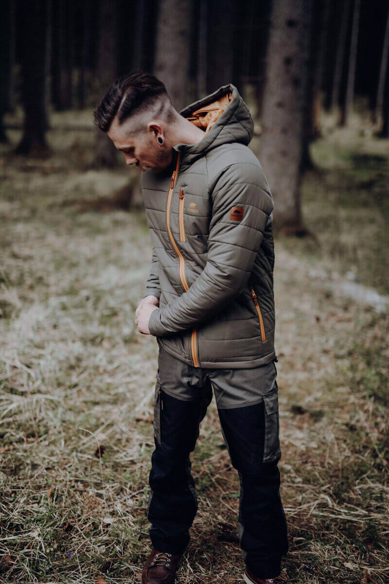 Hosen, Jacke, Person, Kopf, Gesicht