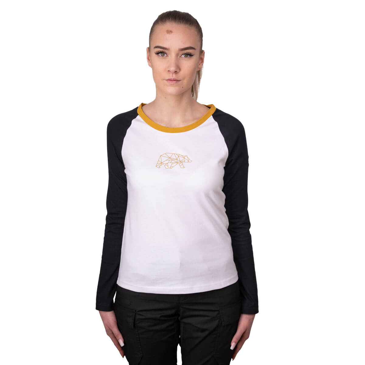 FORSBERG zweifarbiges Longsleeve mit Brustlogo Damen - 6