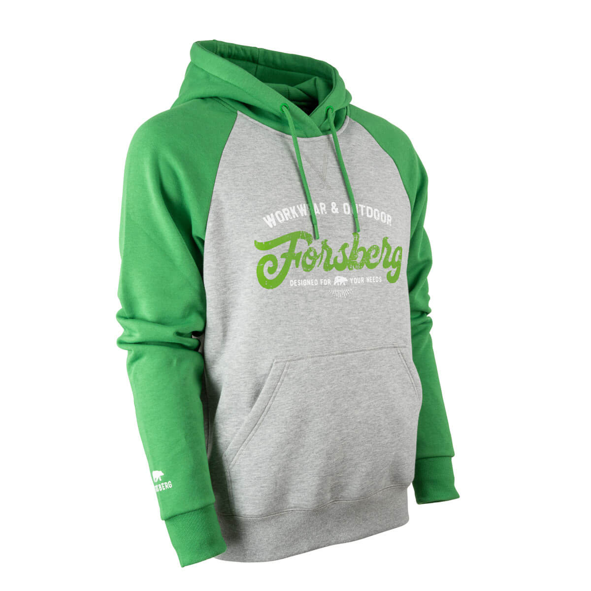 FORSBERG Tonigson Hoodie zweifarbig mit Retrologo - 3